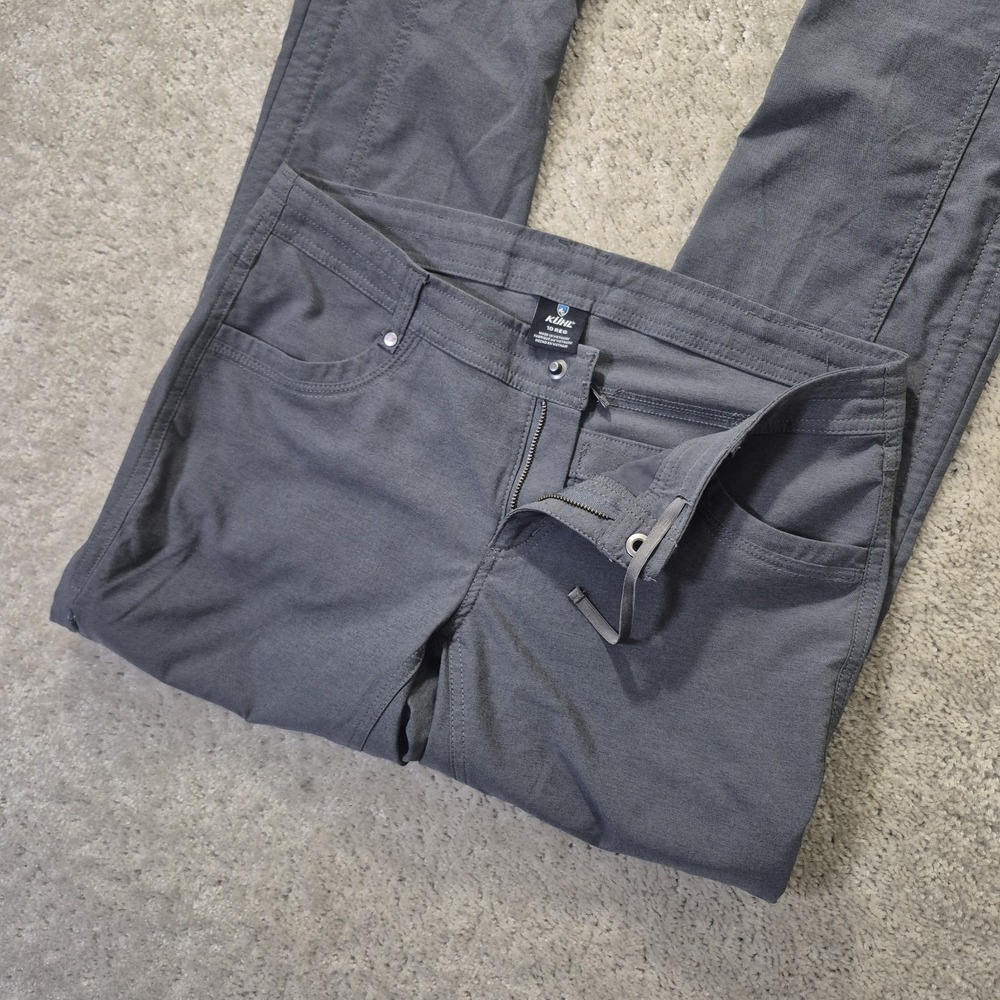 Kuhl Straight Leg Pants in Charcoal Gray